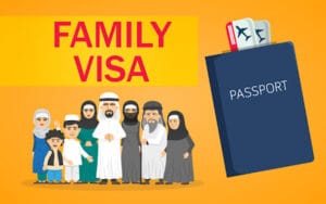 how much for family visa in uae