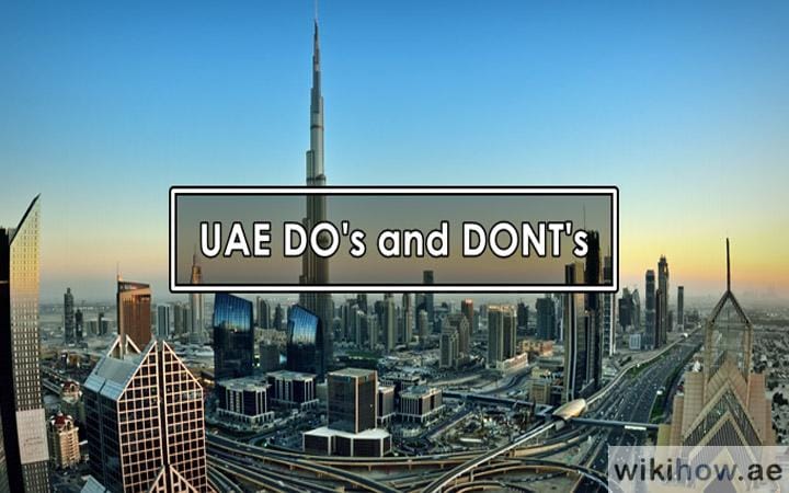 Dos and Don’ts in UAE Culture